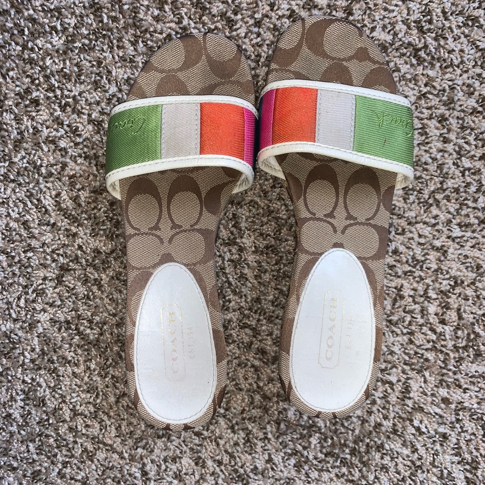 Coach Wedge Slip-on size 7
